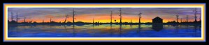 WINTER MARSH  III - ORIGINAL ACRYLIC